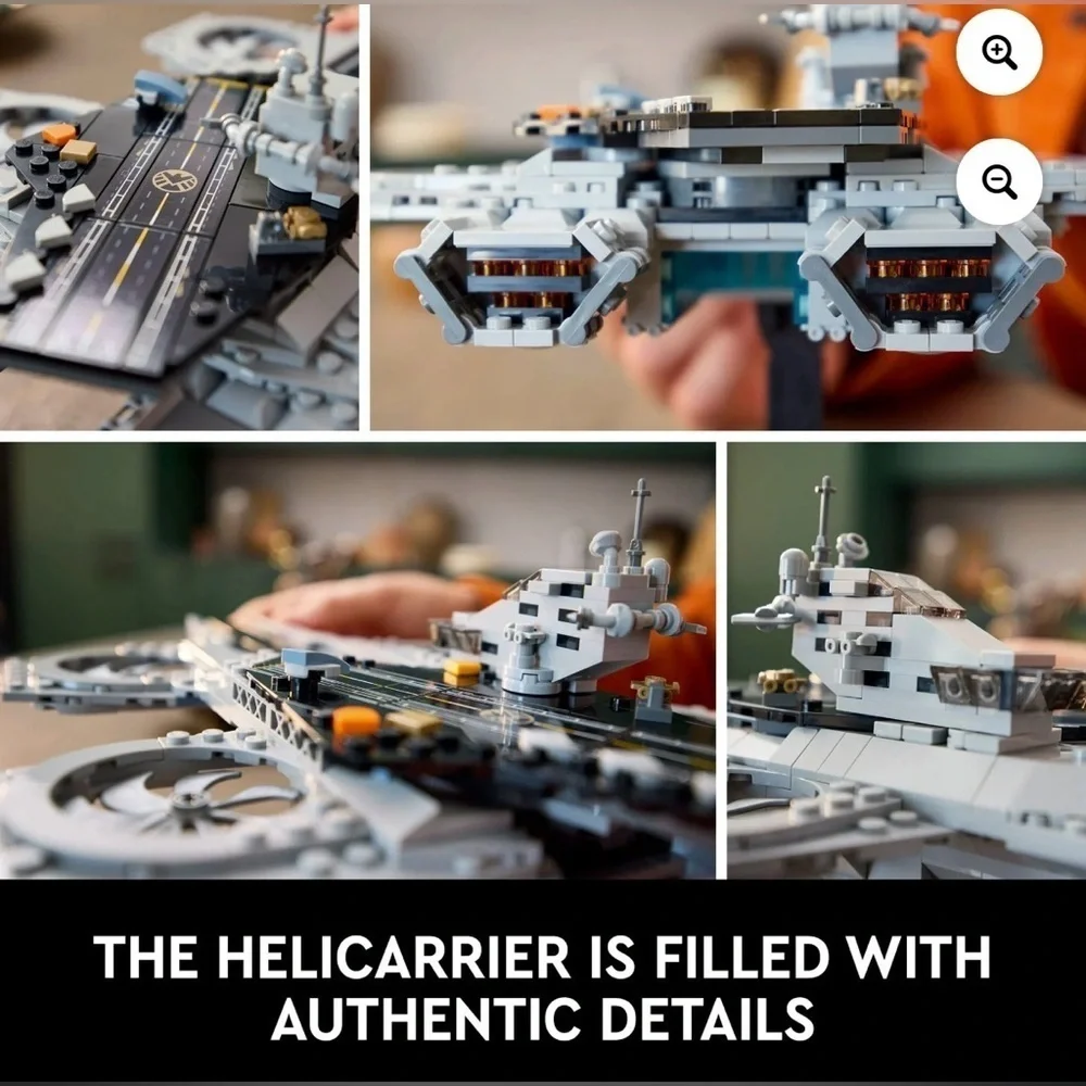 LEGO Marvel The Avengers Helicarrier Building Set for Adults Gift for Christmas
